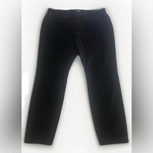 Eileen Fisher Women's Black Velour Pants sz 12